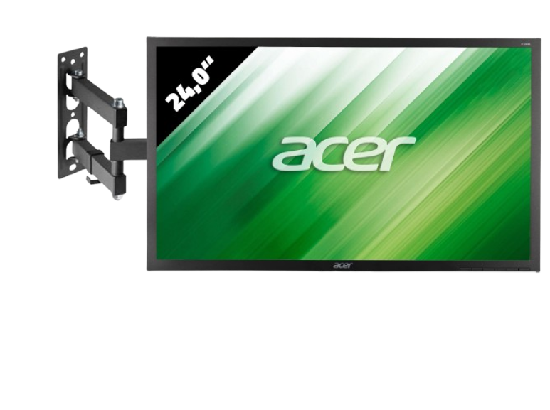 Pack écran + bras : Acer B246HL + fixation réglable pour 1 écran